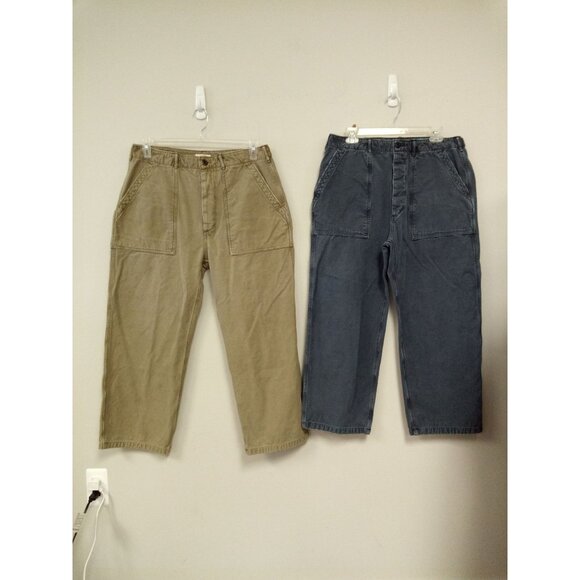 Men's AE 77 American Eagle Blue Khakis & Tan Khakis Size of Both 33 X 30… - Picture 1 of 15